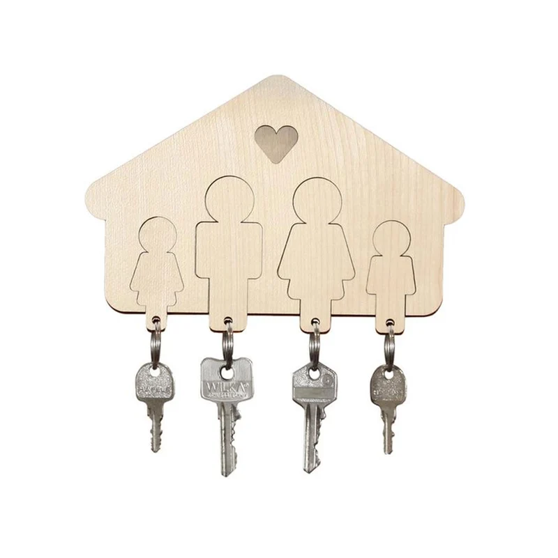 Schlüsselbrett aus Holz