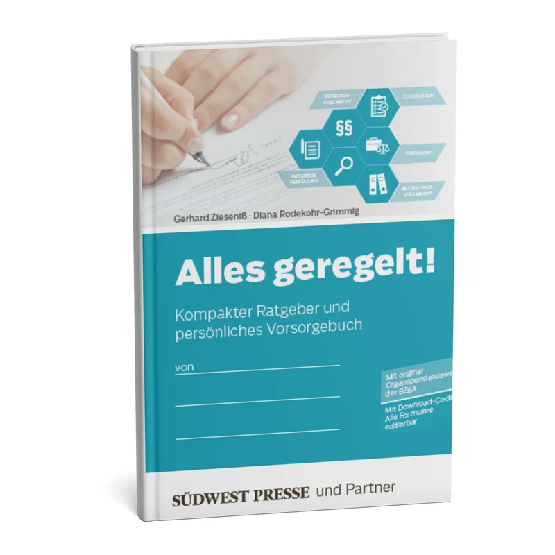 "Alles geregelt!" - Vorsorgeheft