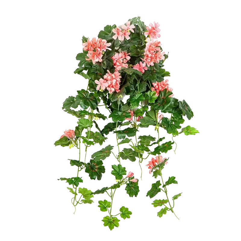 Künstliche Hänge-Geranie - Adam | 72 cm