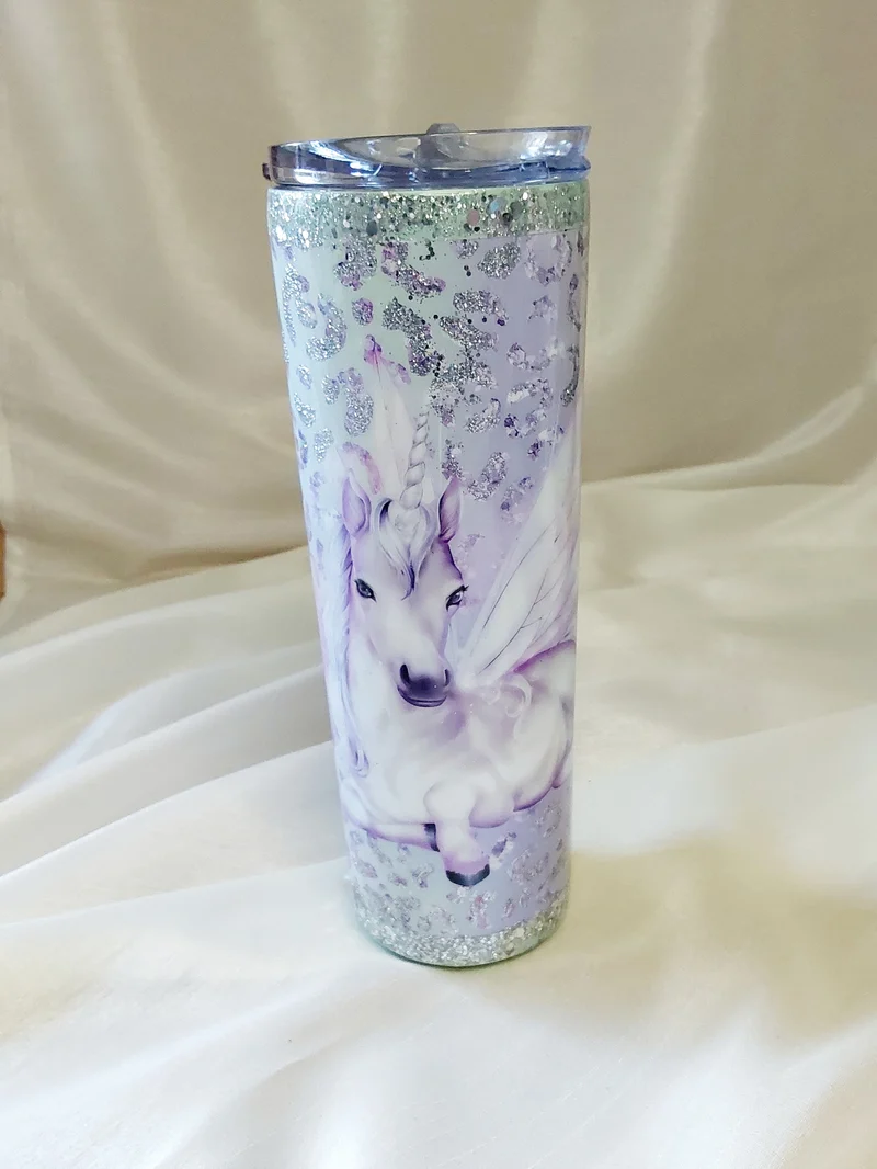 Tumbler "Einhorn" Strohhalm