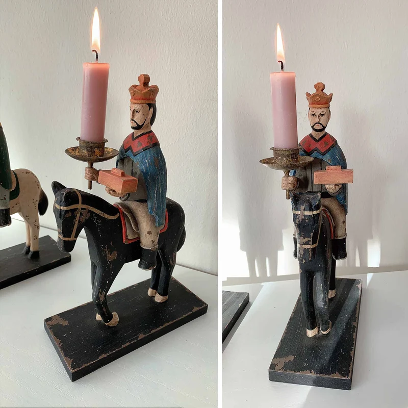 Kerzenhalter Balthasar eine einzelne Figur