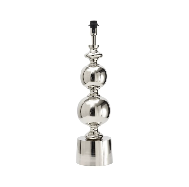 Lampenfuß Silber 74cm