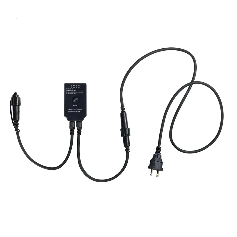 Pro Connect Stecker Schwarz mit Timer (IP67-Anschluss)
