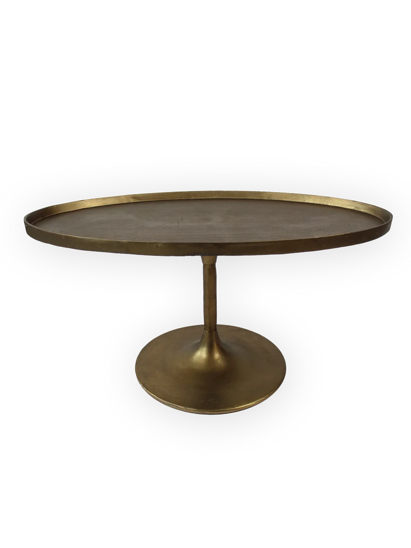 Couchtisch | "Don" mit Brass Antique-Finish