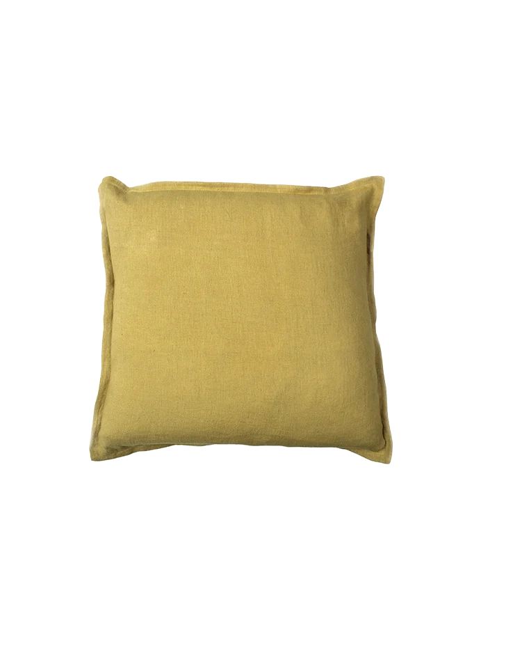 Kissenhülle | Linen in gelb