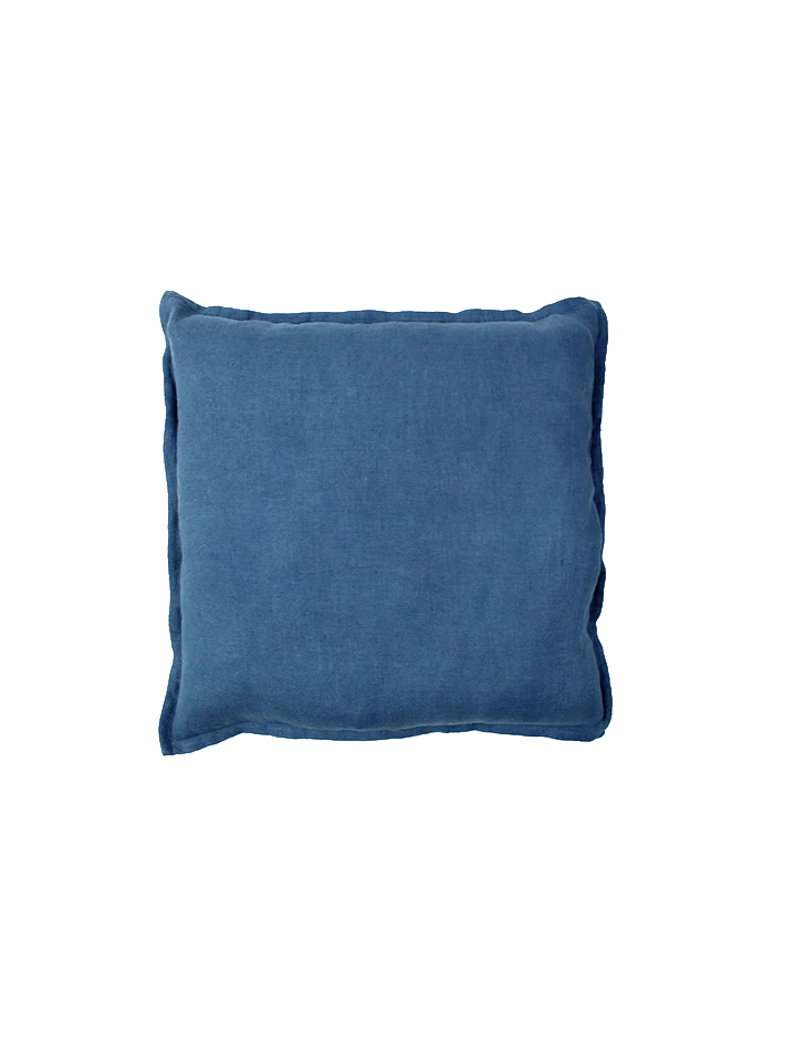 Kissenhülle | Linen in denimblue