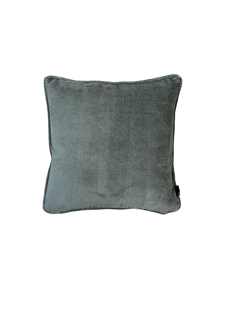 Kissenhülle Velours | silvergrey