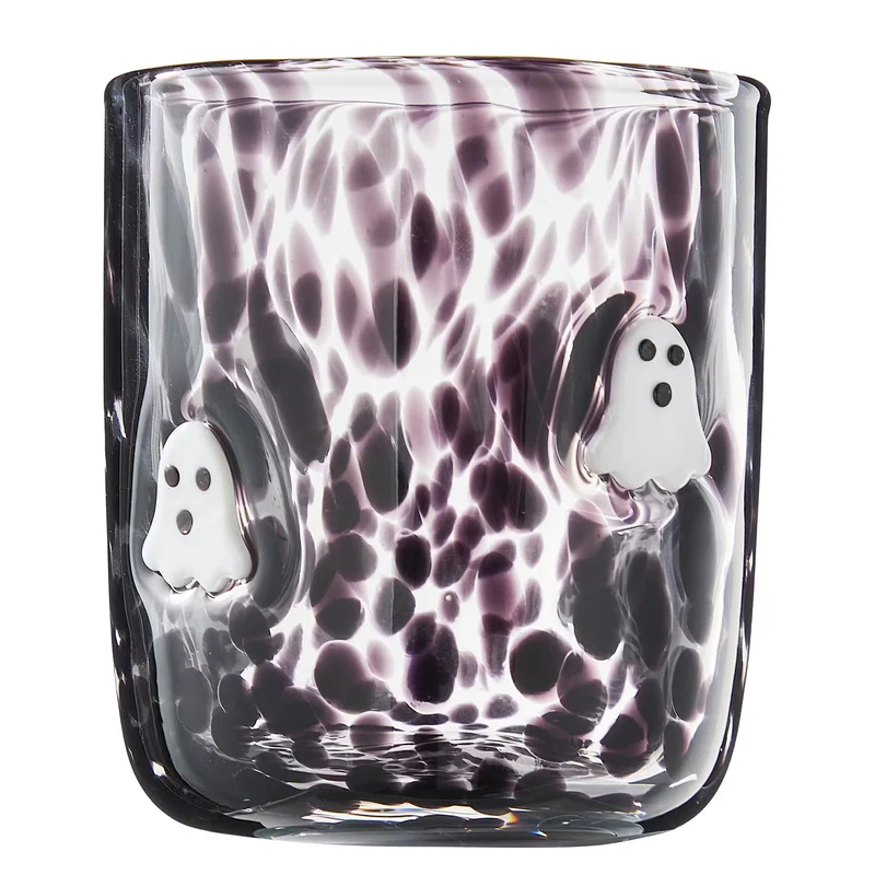 HALLOWEEN Trinkglas Konfetti Gespenst