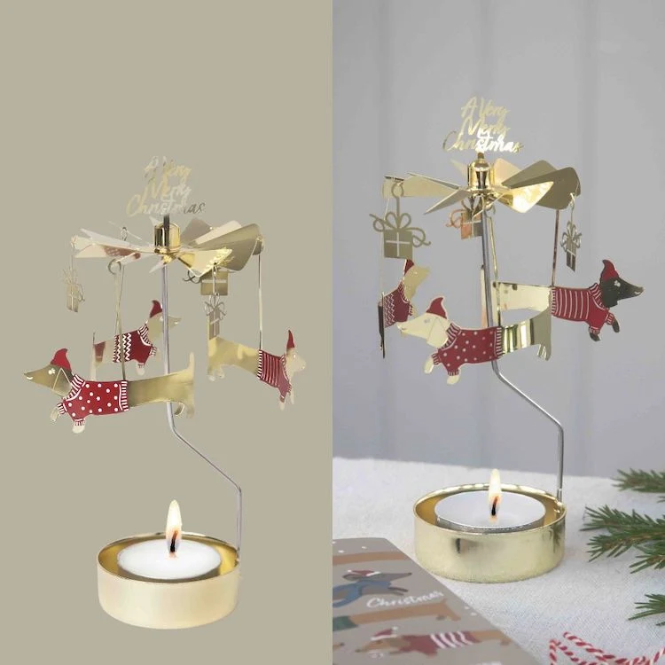 Engelsglockenspiel Weihnachtsdackel