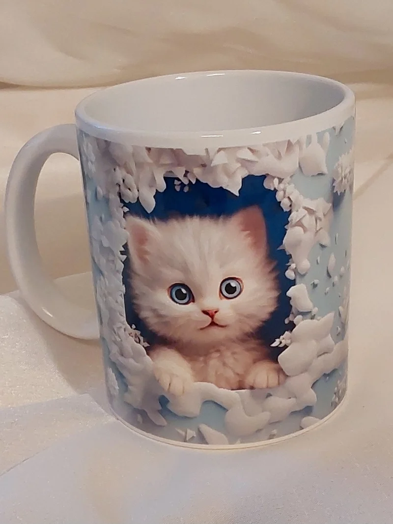 Süße Katzentasse