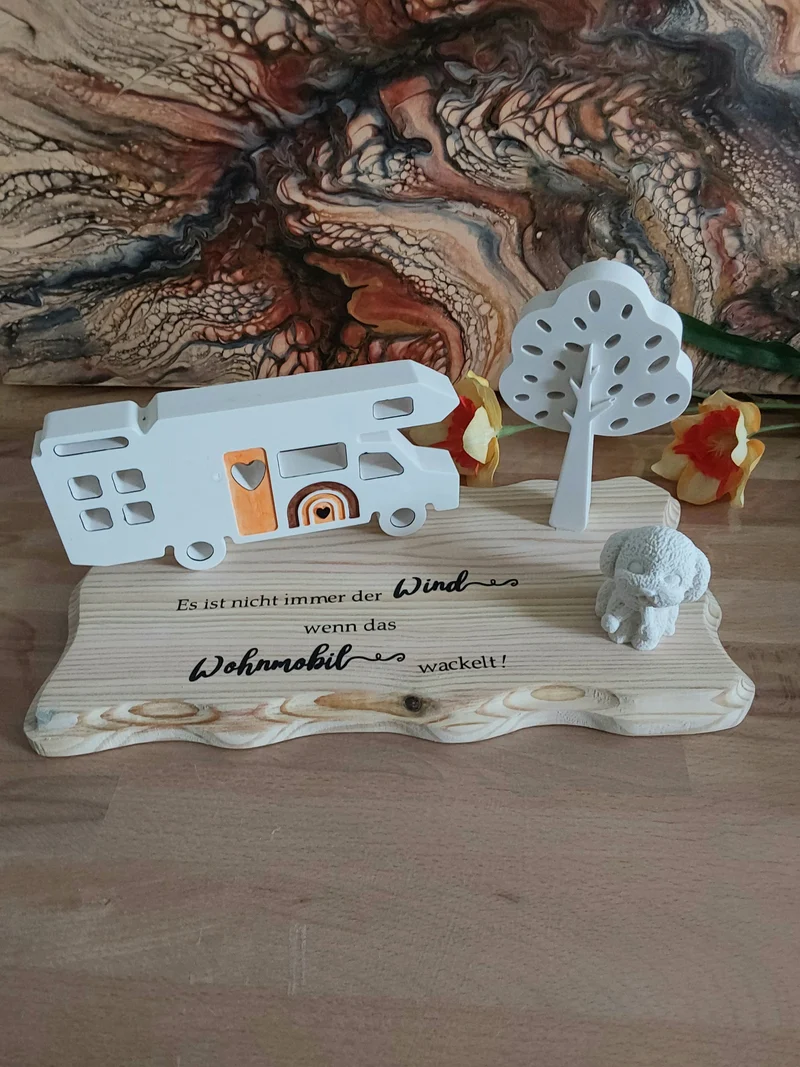 Wohnmobil Kerze Spruch 2 Varianten
