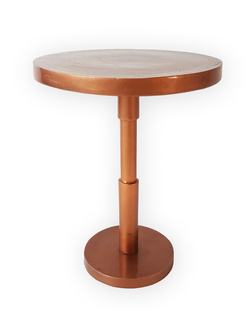 Beistelltisch Paloma, Metall - kupfer