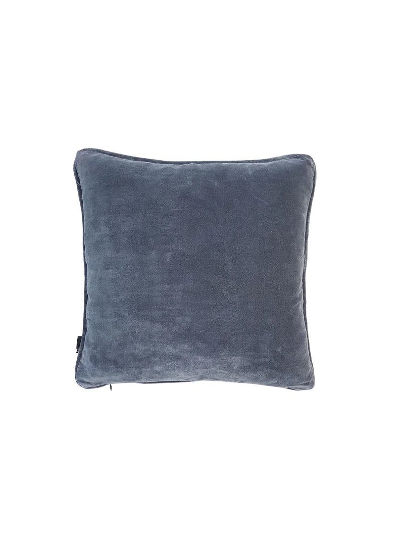 Kissenhülle Velours UNI Jeans Blue