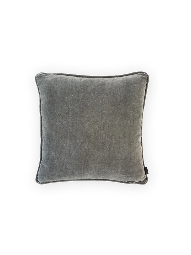 Kissenhülle Velours | UNI taupe