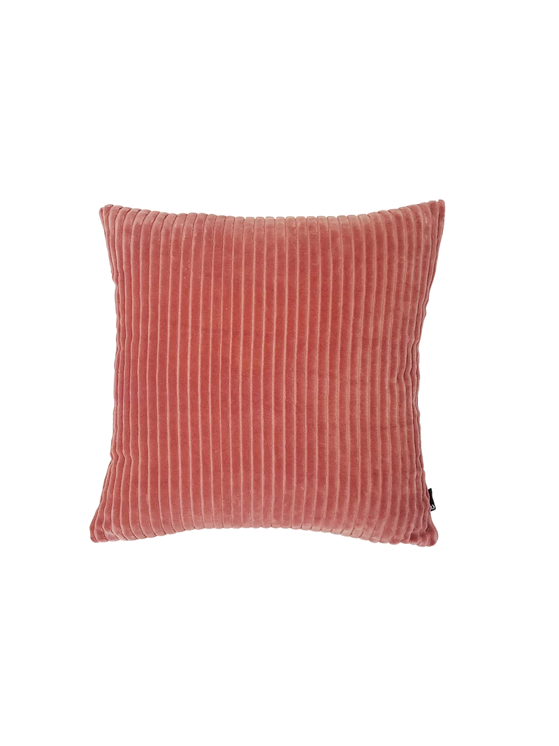 Kissenhülle Velours | STRIPES Powder
