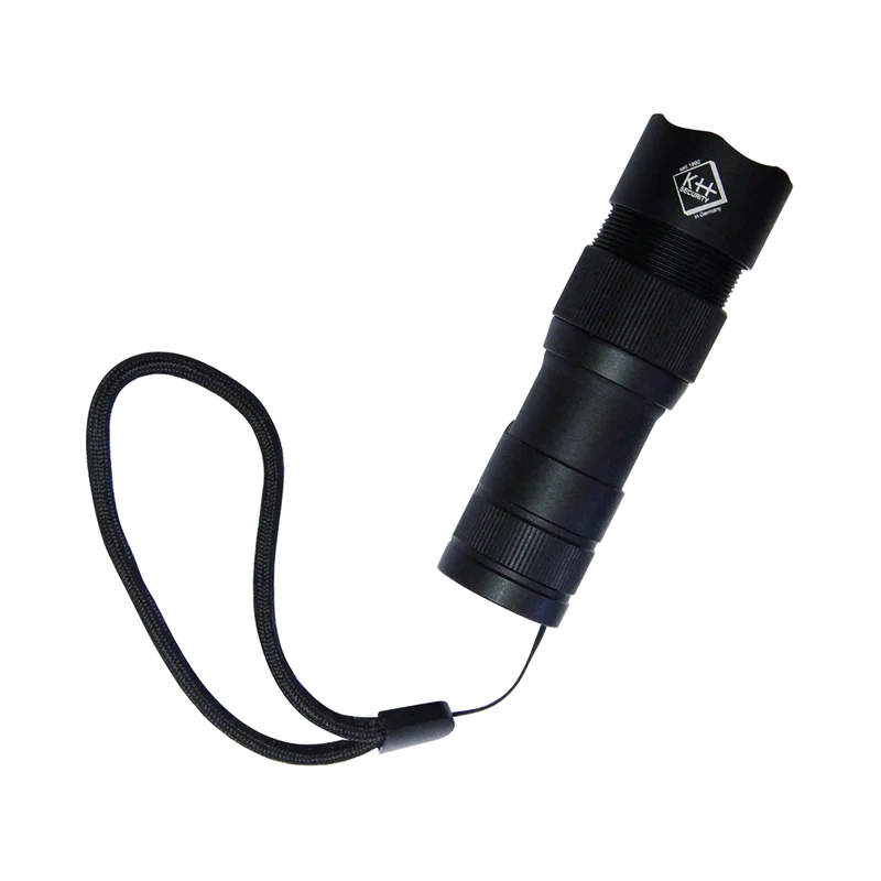 Kleine LED Taschenlampe mit Alarm