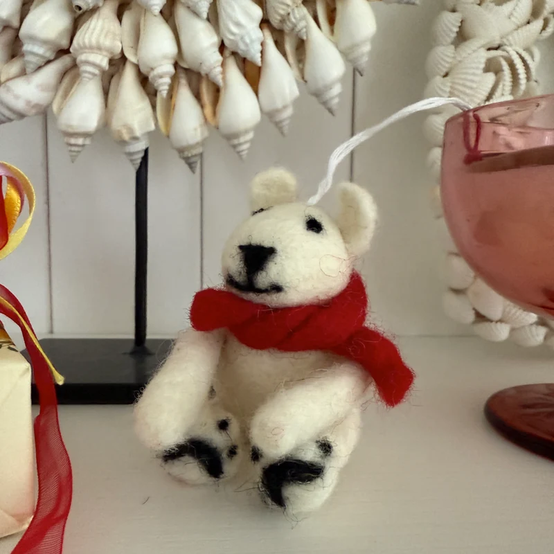 Weihnachtsdeko Eisbär