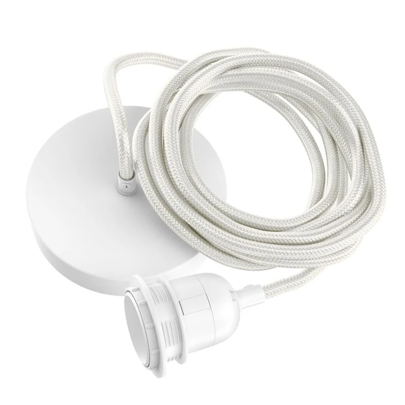 Deckenmontage für 1 Lampe Weiss