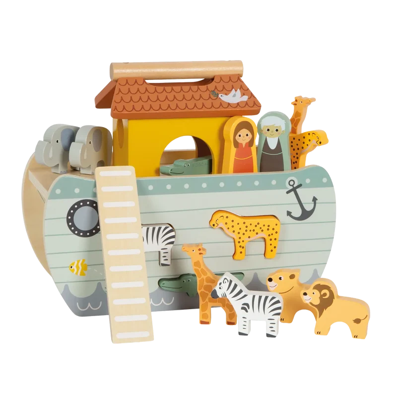 Steckspiel für Kinder aus Holz Arche Noah "Safari"