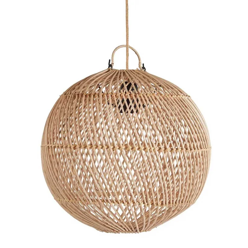 Rattan Lampenschirm Bubble