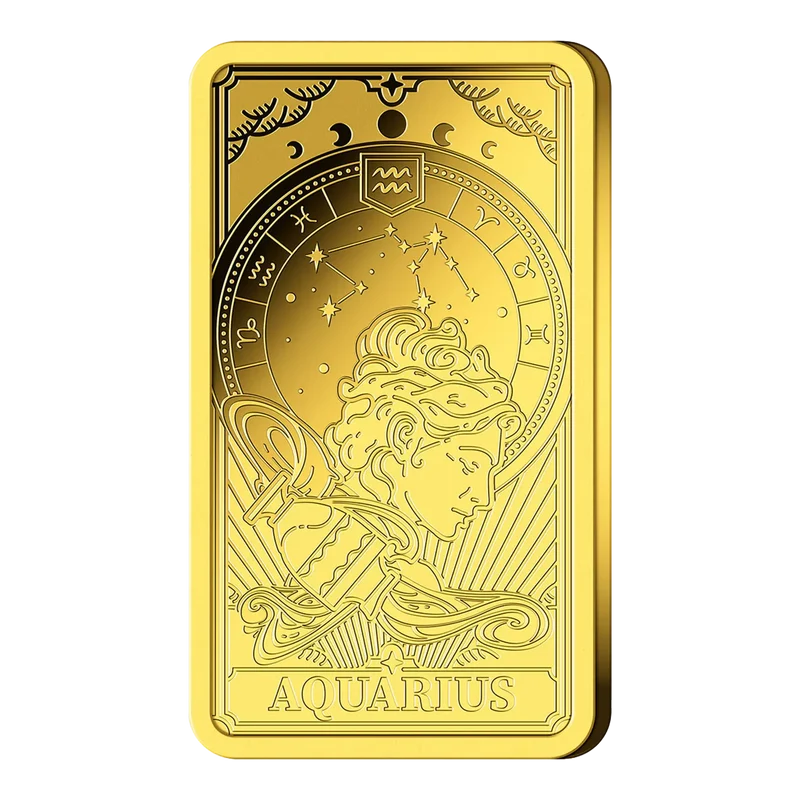 Goldbarren Sternzeichen Wassermann