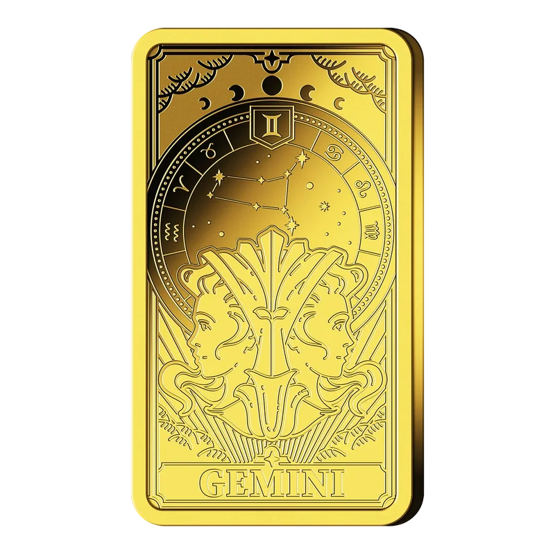 Goldbarren Sternzeichen Zwillinge