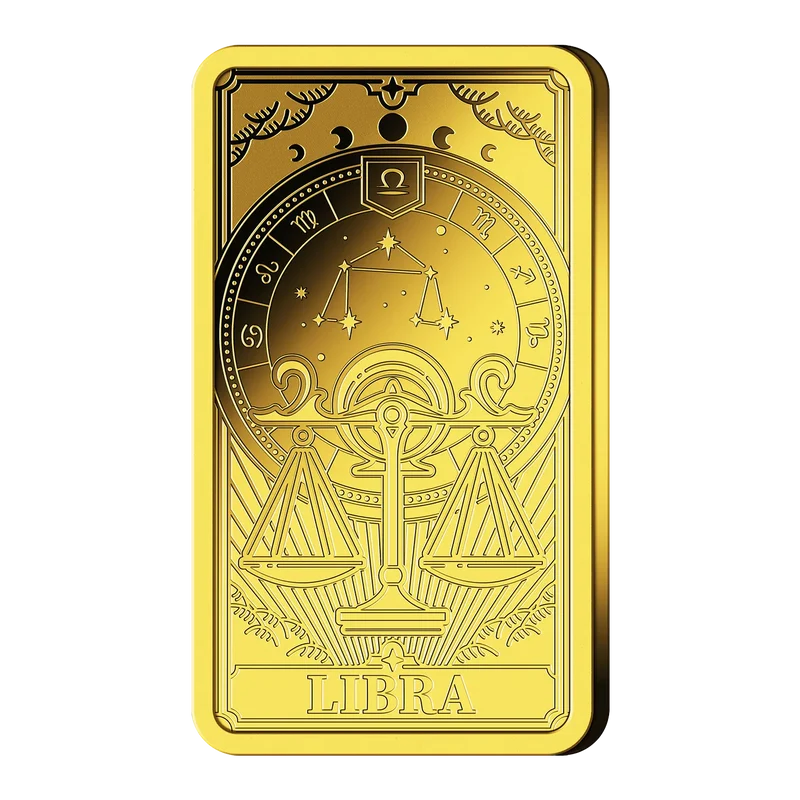 Goldbarren Sternzeichen Waage