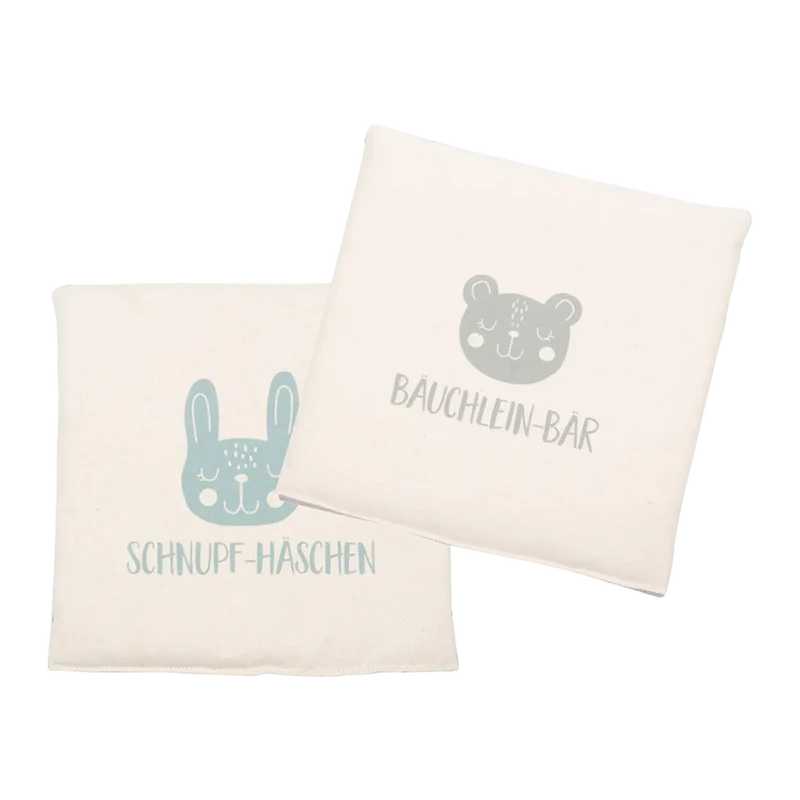 Set Kinder Duftkissen Schnupf-Häschen + Bäuchlein-Bär