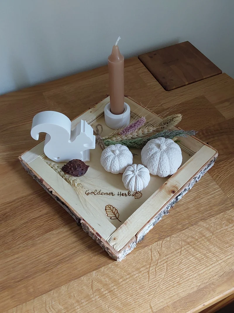 Herbst-Deko-Tablett