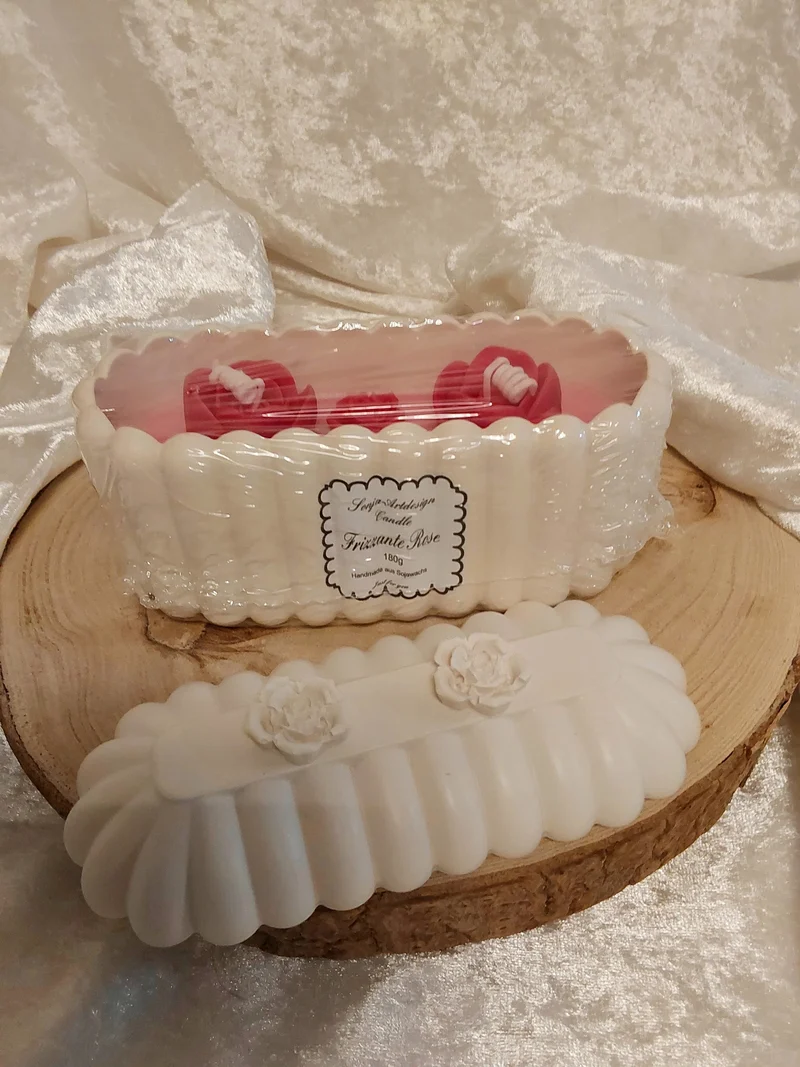 Wellendose mit Deckel Frizzante Rose