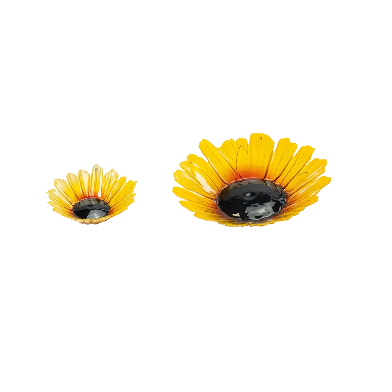 Glasschale "Sonnenblumen" im Set