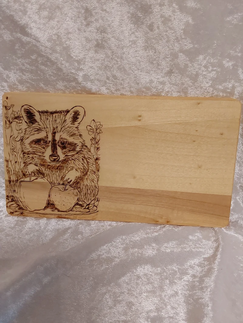 Frühstücksbrett Waschbär