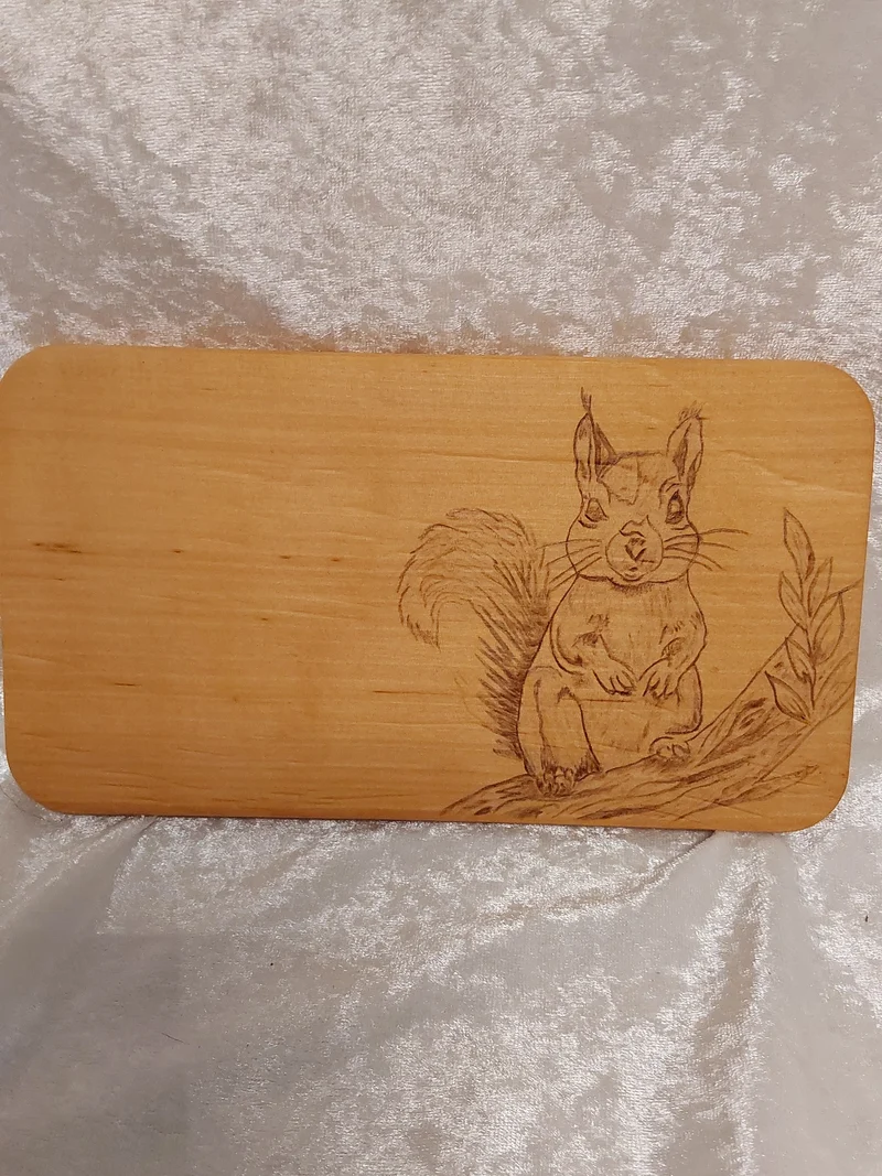 Frühstücksbrett Eichhörnchen