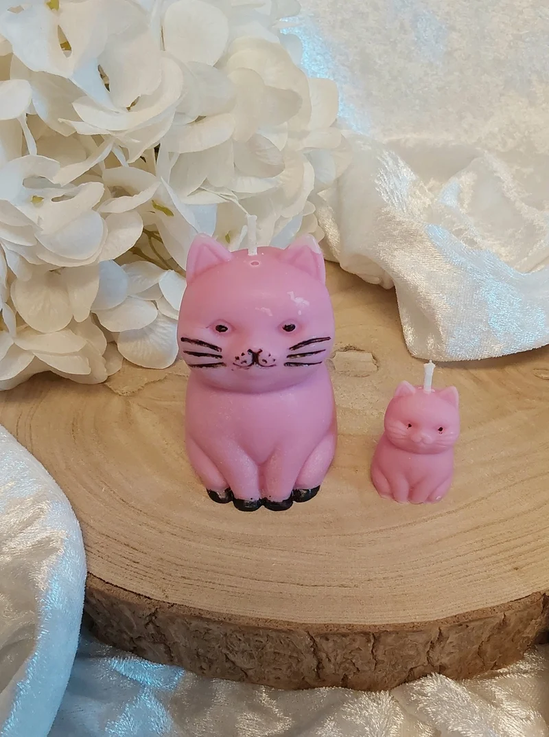 Für Katzenliebhaber - Kerze