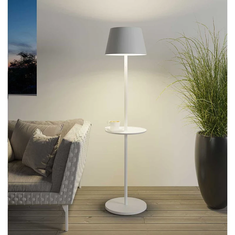 Stehlampe mit Tisch | Outdoor Lampe Garcon