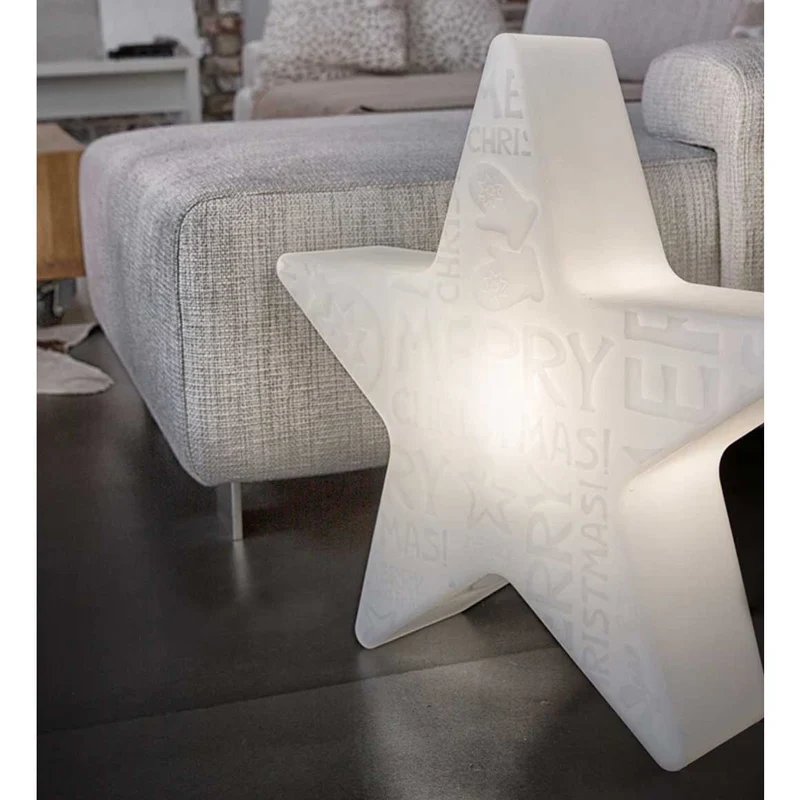 Weißer Leuchtstern | MERRY | LED WW | mit Kabel