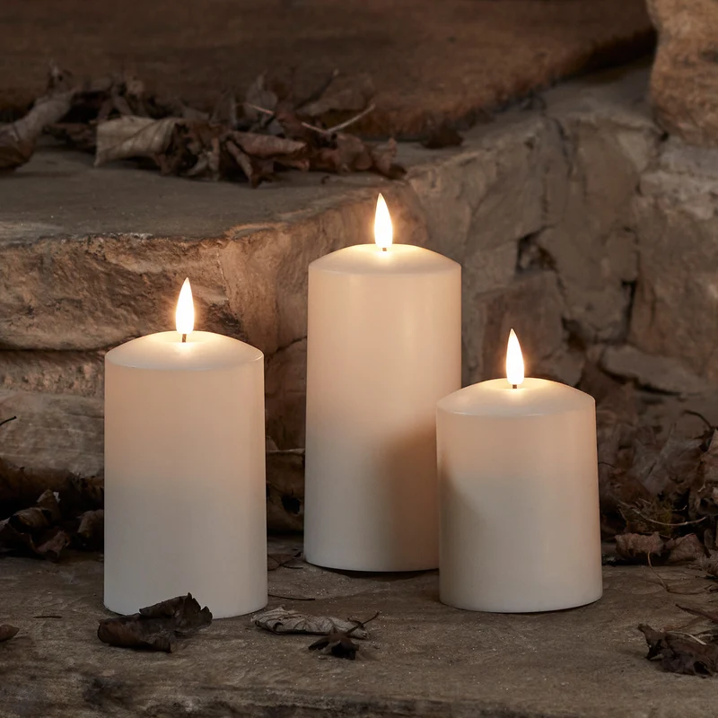 TruGlow® LED Outdoor Kerzen Trio
