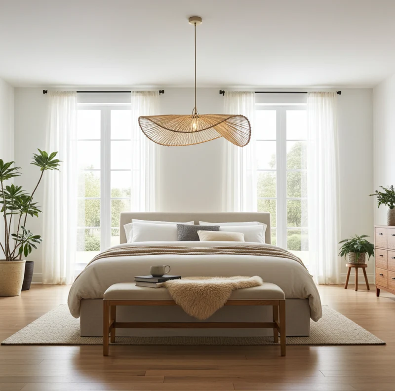 Hängelampe aus Rattan "Mein Bali"