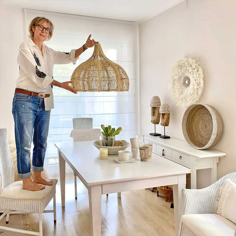Rattan Lampe Beachhouse