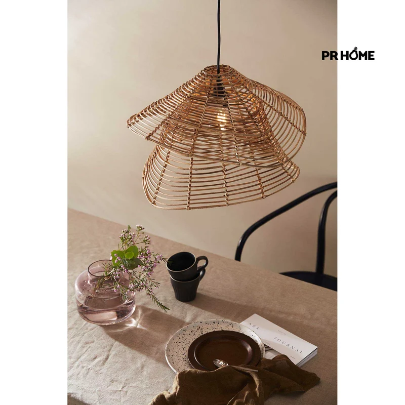 Rattan Hängelampe Olga