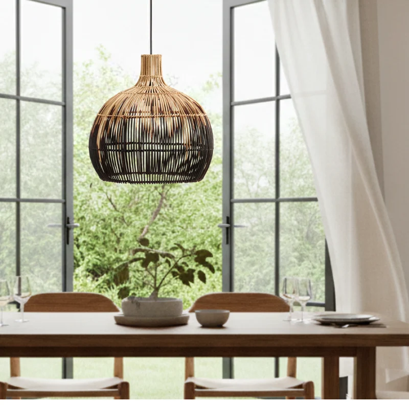 Esstisch Lampe Rattan Martha 40cm