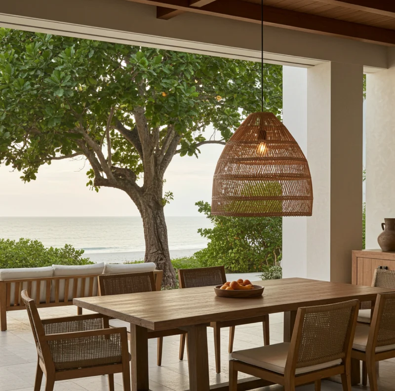 Outdoor Rattan Lampe MAJA