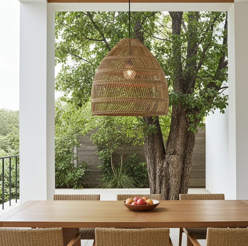 Outdoor Rattan Lampe MAJA