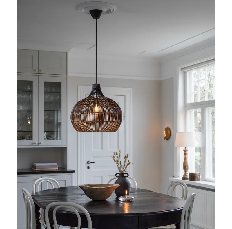 Rattan Lampe MARTHA 50 cm
