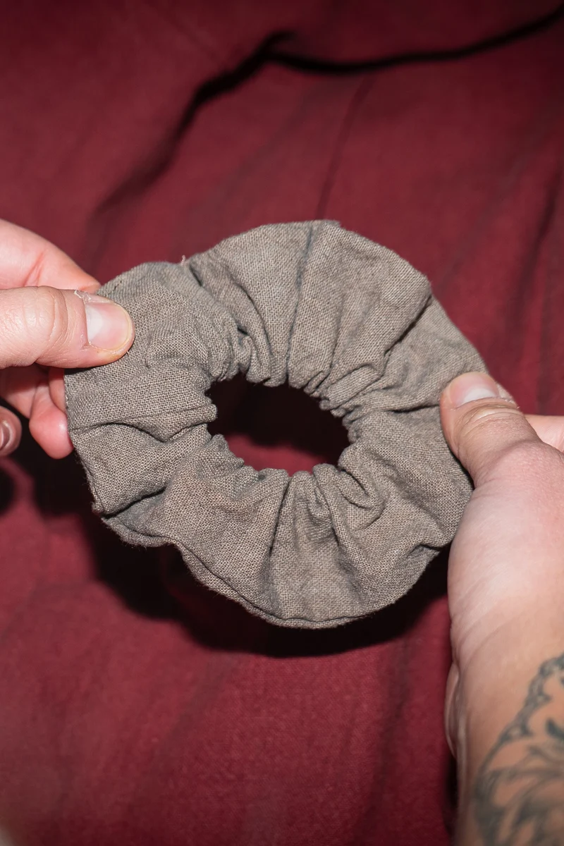 Leinen Scrunchies