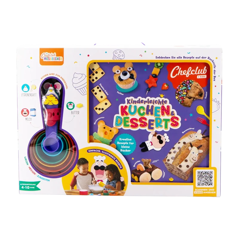 Rezeptbuch Set Kinderleichte Kuchen und Desserts