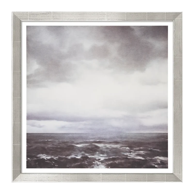 ""Seestück (bewölkt)"", 1969 MR silber dick