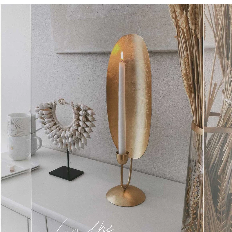 Kerzenständer Gold Dauphine