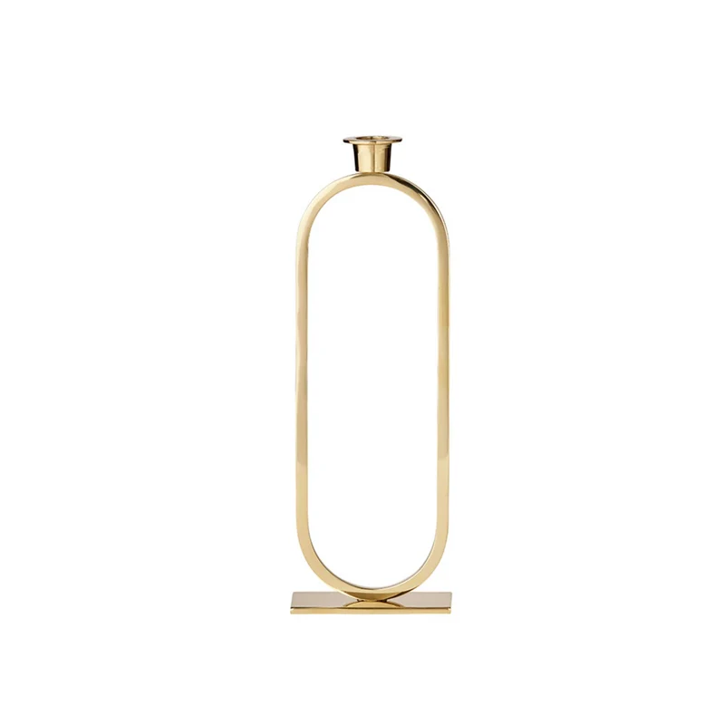 Kerzenhalter Gold Ellipse L