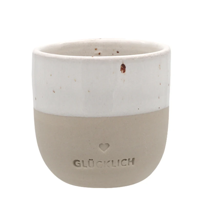 Eulenschnitt Espresso Becher Glücklich